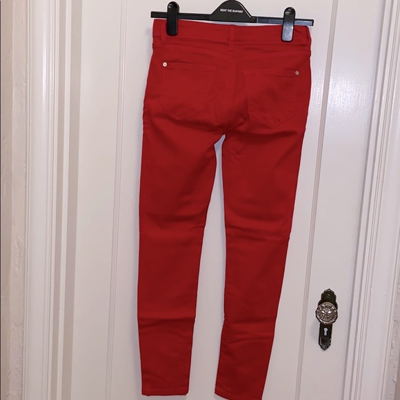 Bright red skinny jeans - Picture 3 of 4